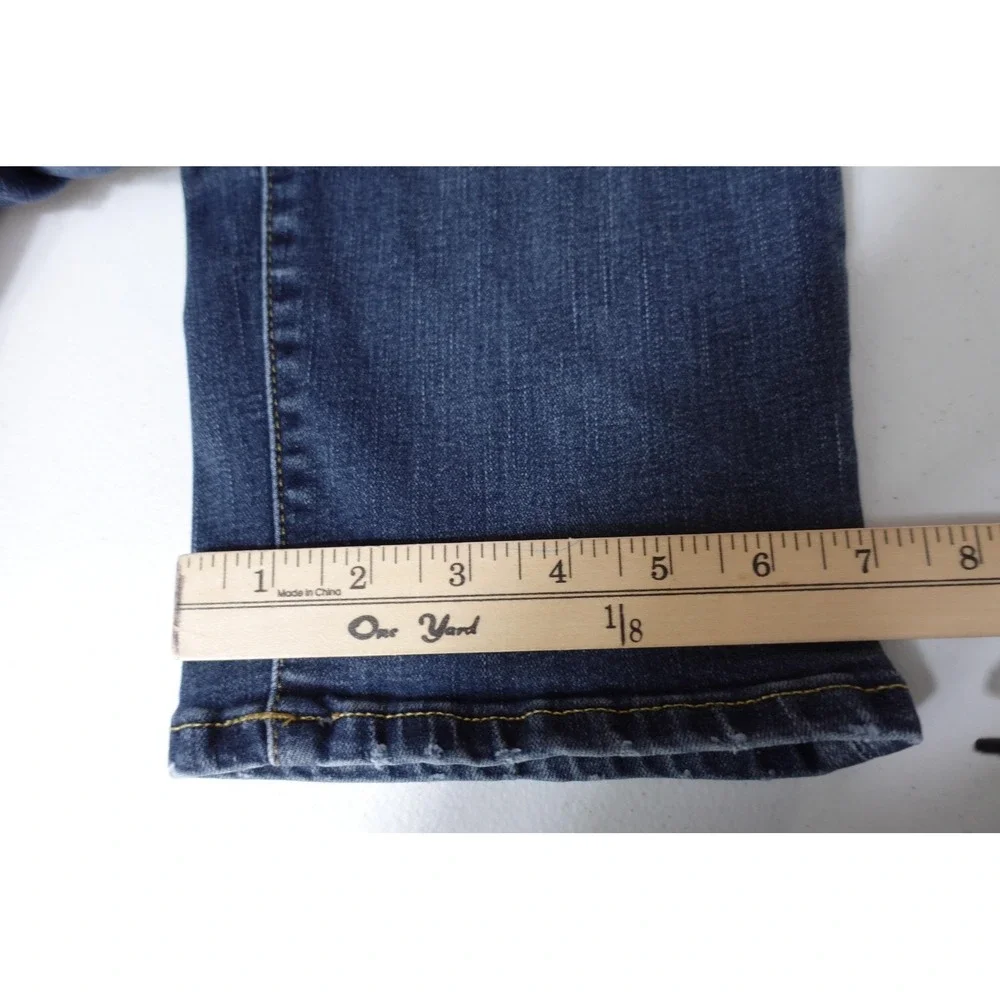 Slink‎ Jeans Womens 16 Blue Medium Wash High Rise Curvy Straight Denim Pants